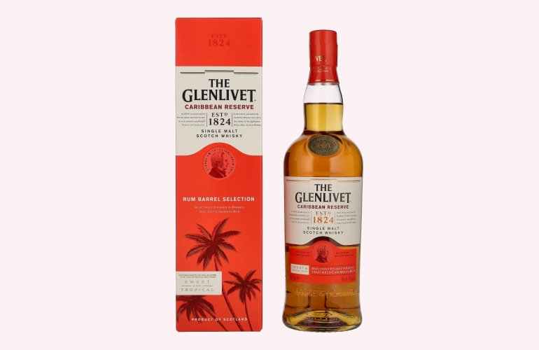 The Glenlivet Caribbean Reserve Single Malt Scotch Whisky 40% Vol. 0,7l in Geschenkbox