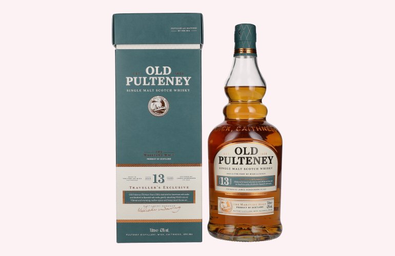 Old Pulteney 13 Years Old Single Malt Scotch Whisky 43% Vol. 1l in Geschenkbox