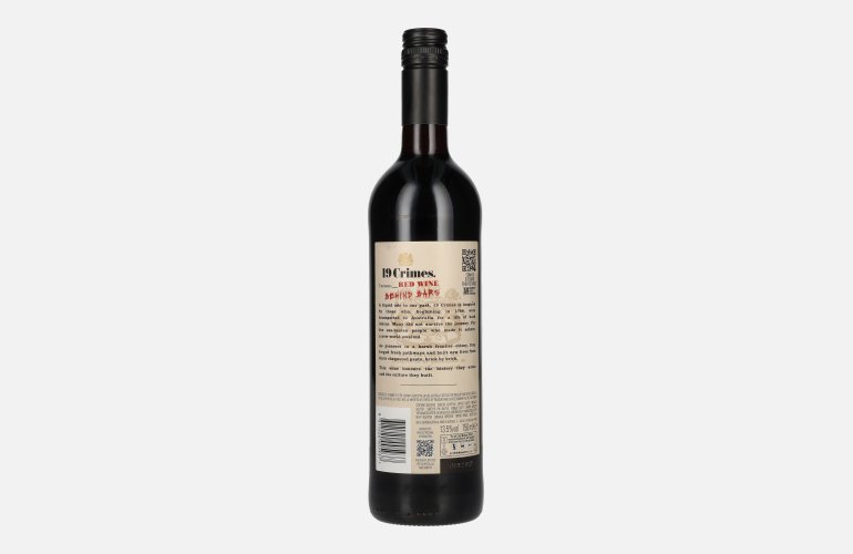 19 Crimes Behind Bars Red Wine 13,5% Vol. 0,75l