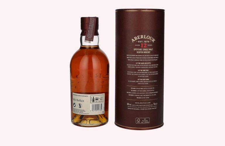 Aberlour 12 Years Old DOUBLE CASK MATURED 40% Vol. 0,7l en boîte cadeau