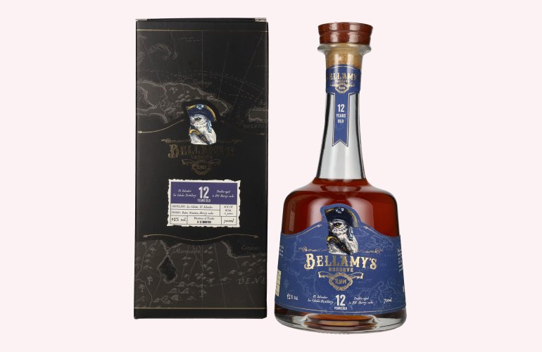 Bellamy's 12 Years Old Reserve Rum 42% Vol. 0,7l in Giftbox