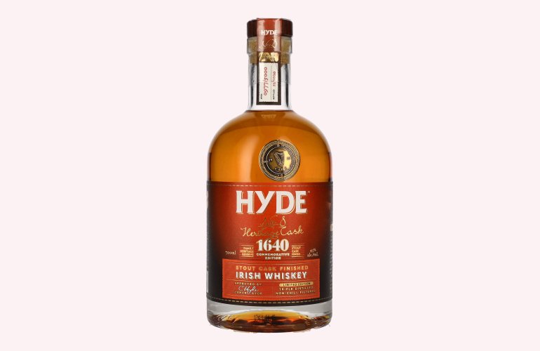 Hyde No.8 HERITAGE CASK 1640 Irish Whiskey Stout Cask Finish 43% Vol. 0,7l