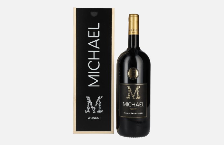 MICHAEL Cabernet Sauvignon Burgenland 2022 14% Vol. 1,5l in Holzkiste
