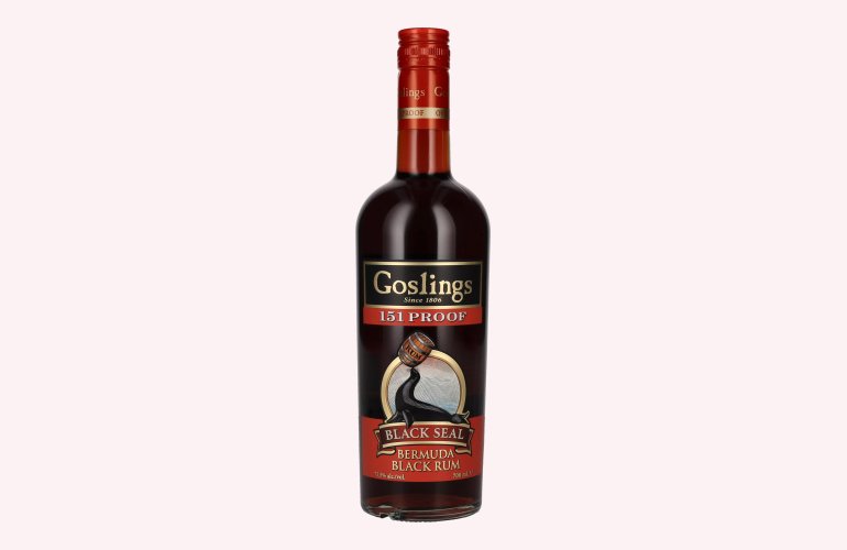 Goslings Black Seal 151 PROOF Bermuda Black Rum 75,5% Vol. 0,7l