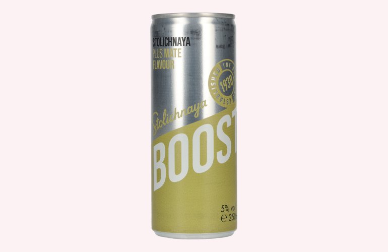 Stolichnaya Boost Plus MATE Flavour 5% Vol. 0,25l Dose