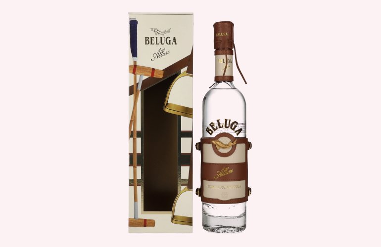 Beluga Allure Noble Russian Vodka 40% Vol. 0,7l in Giftbox Limited Edition Equestrian Polo