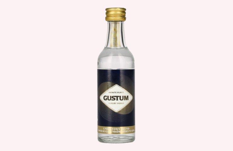 Gustum Luxury Infinite Purity Vodka 40% Vol. 0,05l