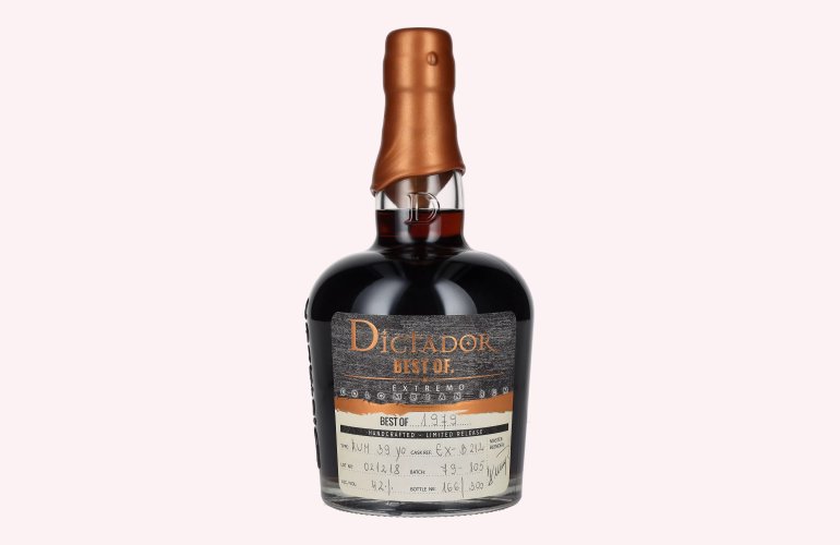 Dictador BEST OF 1979 EXTREMO Colombian Rum Limited Release 42% Vol. 0,7l