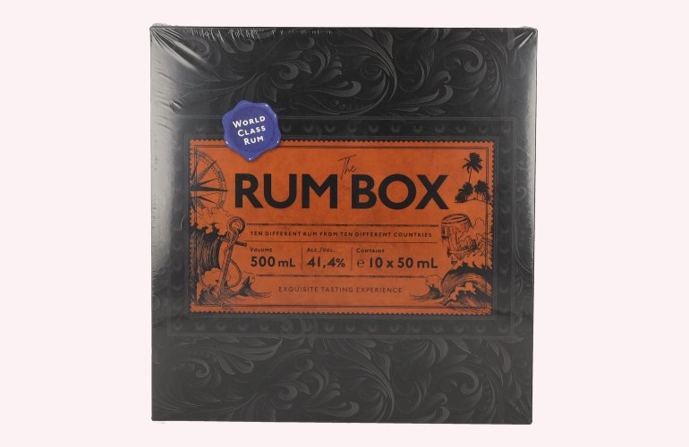 The Rum Box 41,4% Vol. 10x0,05l in Giftbox