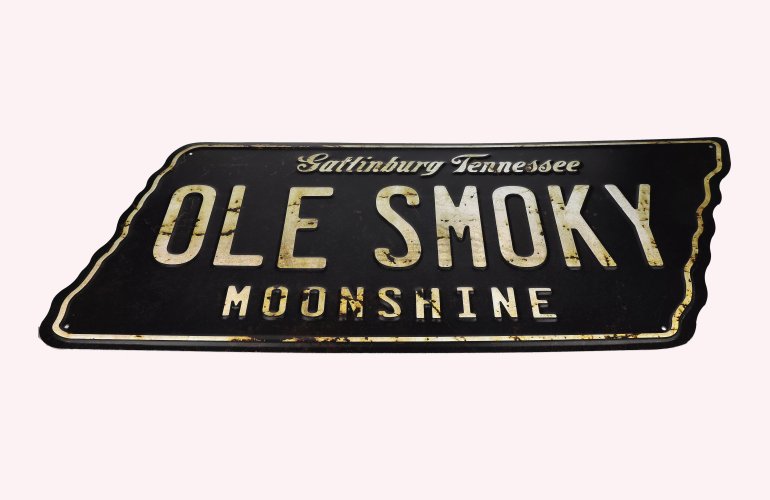 Ole Smoky Tennessee Moonshine Blechschild eckig