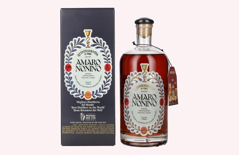 Amaro Nonino Quintessentia Liquore 35% Vol. 0,7l in Geschenkbox