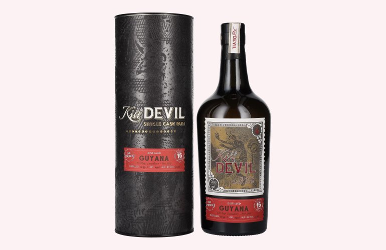 Hunter Laing Kill Devil Guyana 16 Years Old Single Cask Rum 1999 51,9% Vol. 0,7l in Giftbox