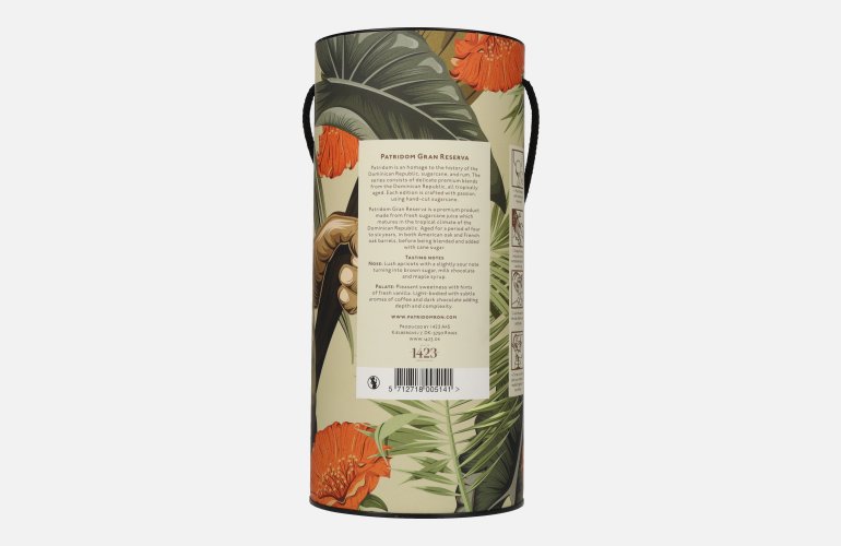 Patridom GRAN RESERVA Dominicano Spirit Drink BAG 40% Vol. 3l