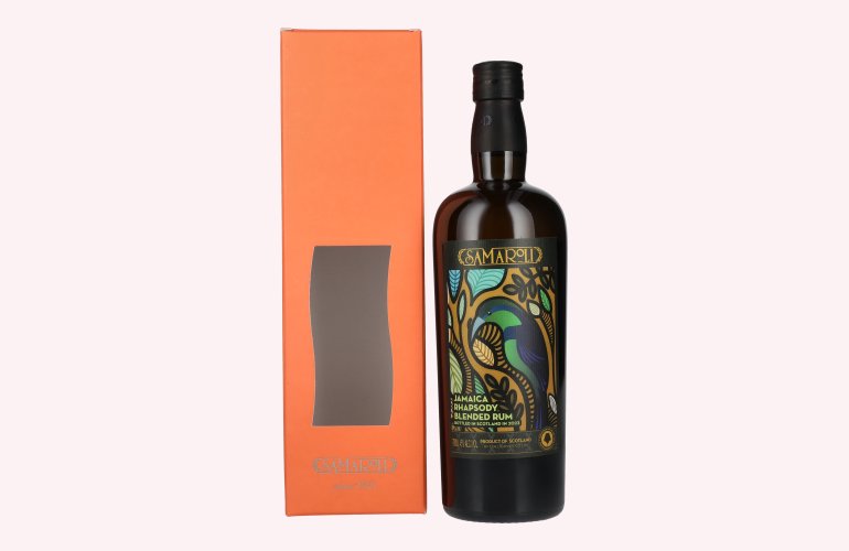 Samaroli Jamaica Rhapsody Blended Rum 2023 45% Vol. 0,7l en boîte cadeau