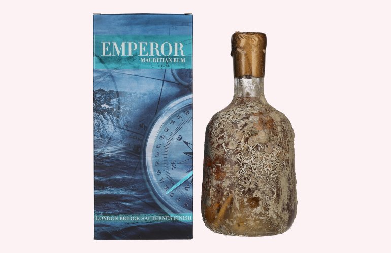 Emperor Mauritian Rum DEEP BLUE London Bridge Sauternes Finish 40% Vol. 0,7l in Giftbox