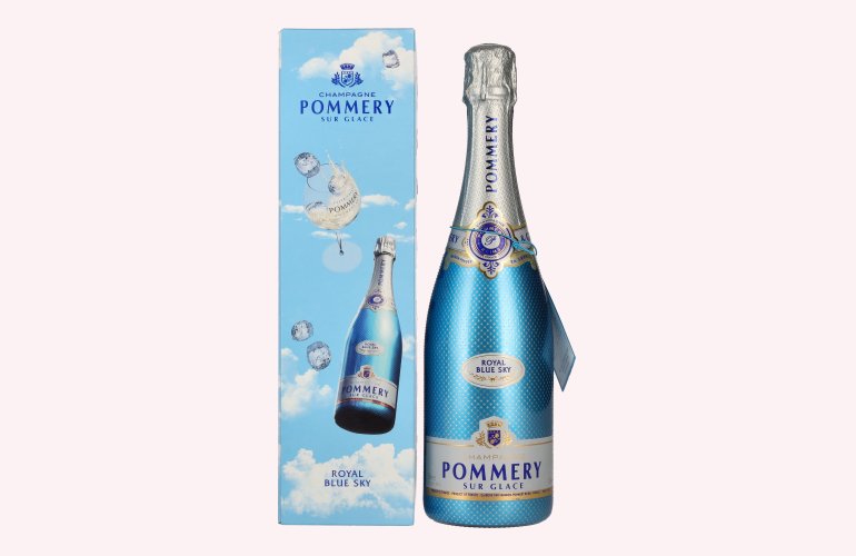 Pommery Royal Blue Sky Champagne 12,5% Vol. 0,75l in Geschenkbox