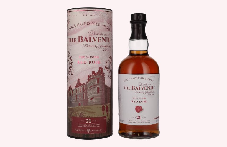 The Balvenie 21 Years Old The Second RED ROSE 48,1% Vol. 0,7l in Giftbox