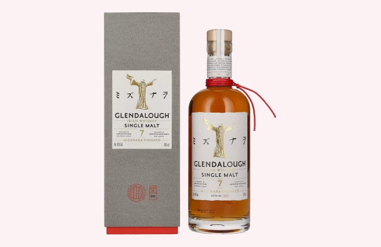 Glendalough 7 Years Old MIZUNARA FINISHED Batch No. 001 46% Vol. 0,7l in Geschenkbox