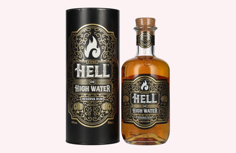 Come Hell or High Water RESERVA Rum 40% Vol. 0,7l in geschenkverpakking