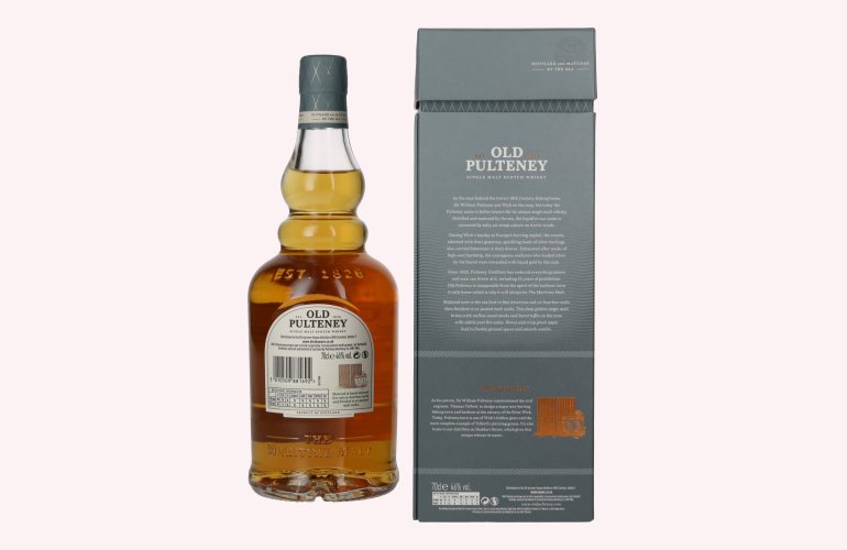 Old Pulteney HUDDART Single Malt Scotch Whisky 46% Vol. 0,7l in Geschenkbox