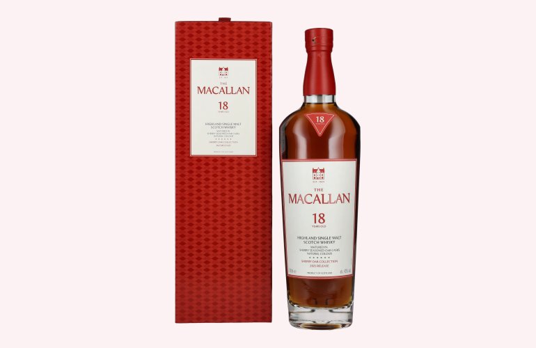 The Macallan 18 Years Old SHERRY OAK CASK 2025 43% Vol. 0,7l in Giftbox
