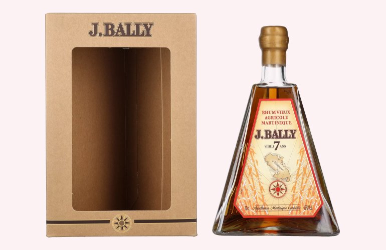 J. Bally Rhum Vieux Agricole Martinique 7 Ans D'Âge 45% Vol. 0,7l in Giftbox