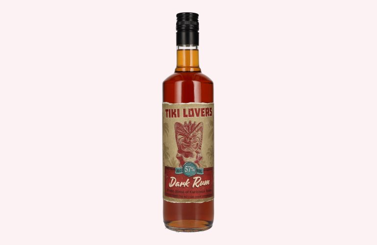 Tiki Lovers Dark Rum Finest Caribbean Blend 57% Vol. 0,7l