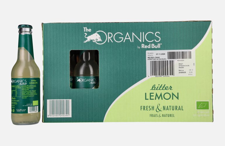 Red Bull Organics by Red Bull Bitter LEMON 24x0,25l