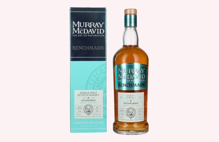 Murray McDavid 6 Years Old INCHMURRIN Marsala Wine Cask Single Malt 2018 56,3% Vol. 0,7l in Geschenkbox