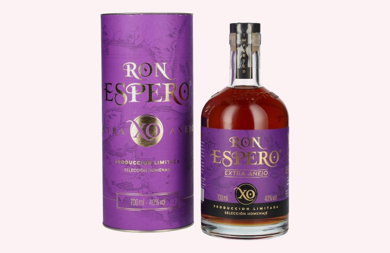 Ron Espero Extra Añejo XO Selección Homenaje Produccion Limitada 40% Vol. 0,7l in Giftbox