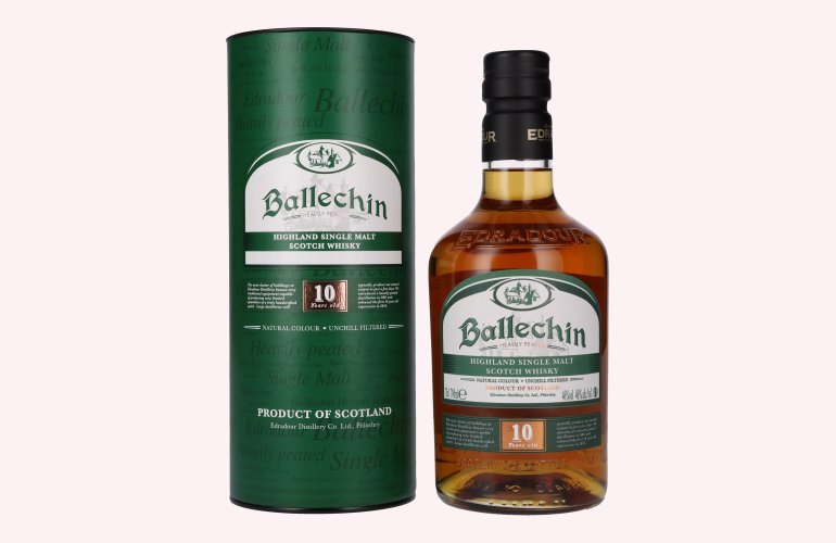 Edradour Ballechin 10 Years Old Highland Single Malt 46% Vol. 0,7l in Giftbox