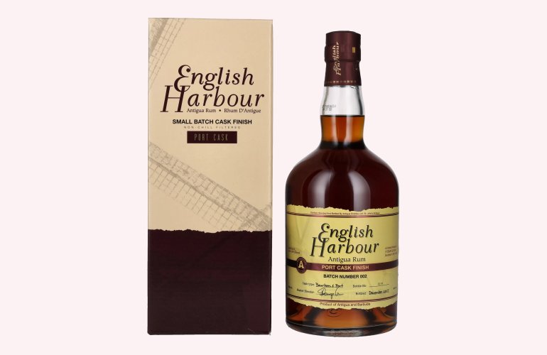 English Harbour PORT CASK FINISH Small Batch Antigua Rum Batch 002 46% Vol. 0,7l in Giftbox