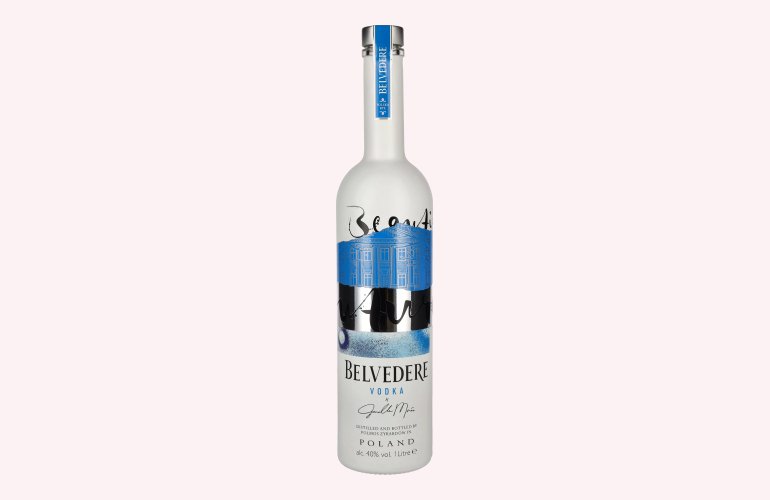Belvedere Vodka 40% Vol. 0,7l with Holzbrett