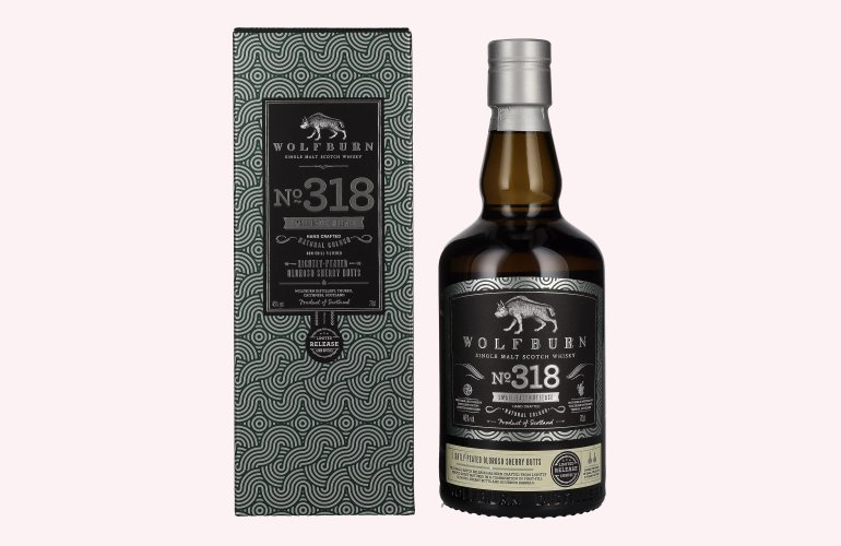 Wolfburn N°318 Single Malt Scotch Whisky Small Batch Release 46% Vol. 0,7l in Geschenkbox