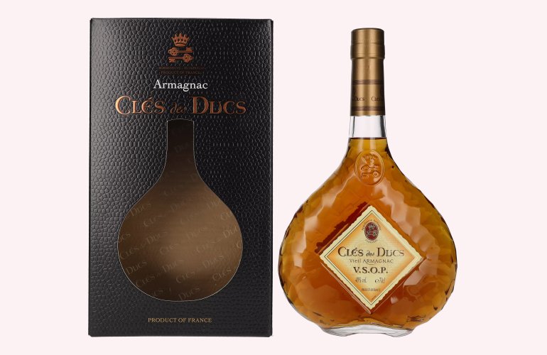 Clés des Ducs Vieil Armagnac V.S.O.P. 40% Vol. 0,7l in Giftbox