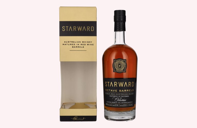 Starward OCTAVE BARRELS Single Malt Australian Whisky 2018 48% Vol. 0,7l in Geschenkbox