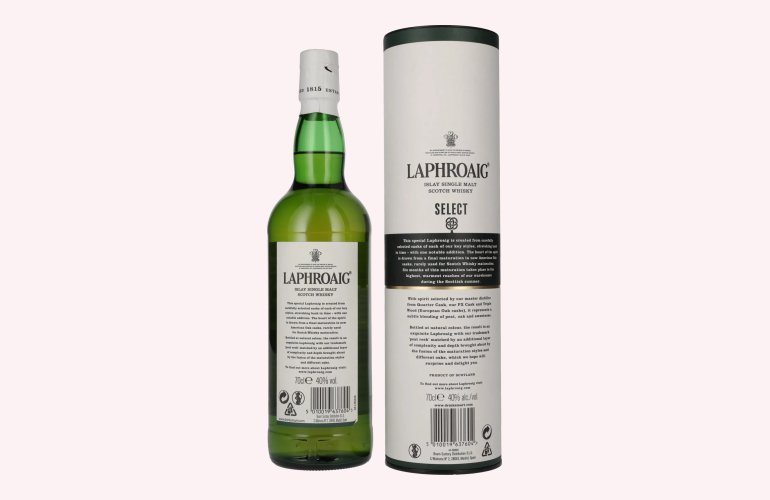 Laphroaig SELECT Islay Single Malt Scotch Whisky 40% Vol. 0,7l in Geschenkbox