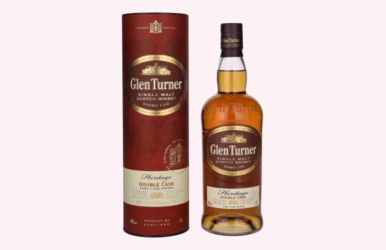 Glen Turner Heritage DOUBLE CASK Port Cask Finish 40% Vol. 0,7l in Giftbox