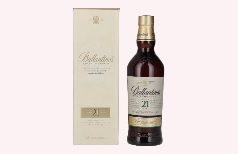 Ballantine's 21 Years Old VERY OLD Blended Scotch Whisky 40% Vol. 0,7l in Giftbox