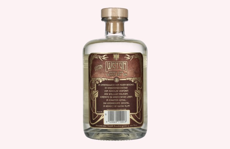 Wien Gin Gustav Klimt Edition Vienna Dry Gin 43% Vol. 0,7l