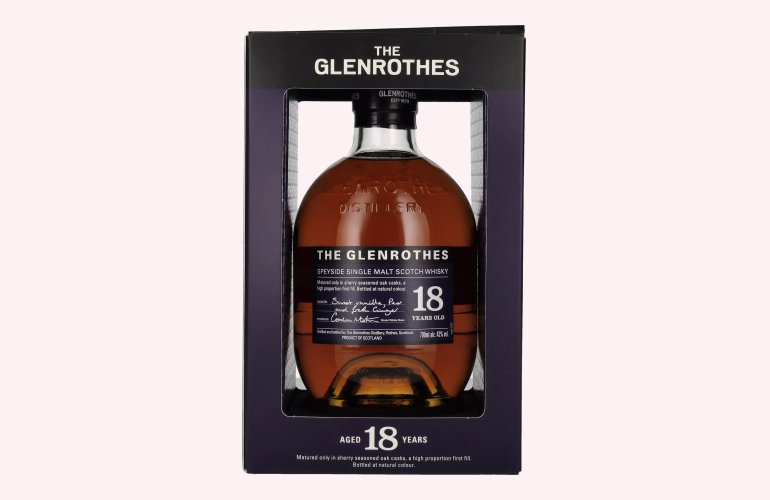 The Glenrothes 18 Years Old Speyside Single Malt 43% Vol. 0,7l in Geschenkbox