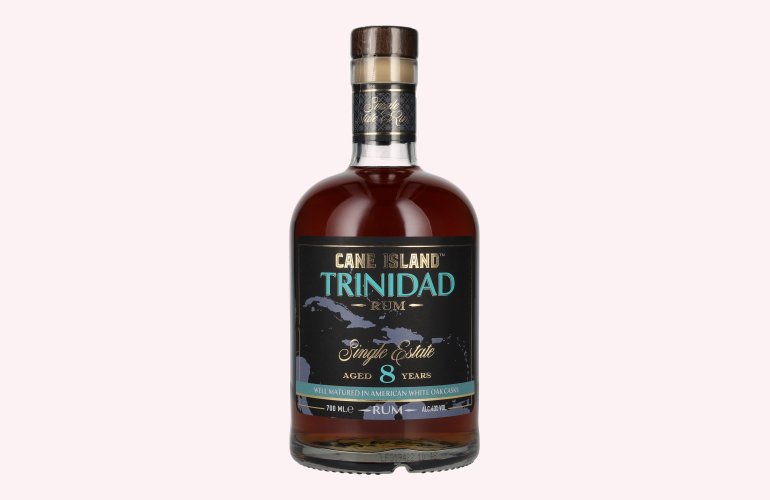 Cane Island TRINIDAD 8 Years Old Single Estate Rum 43% Vol. 0,7l
