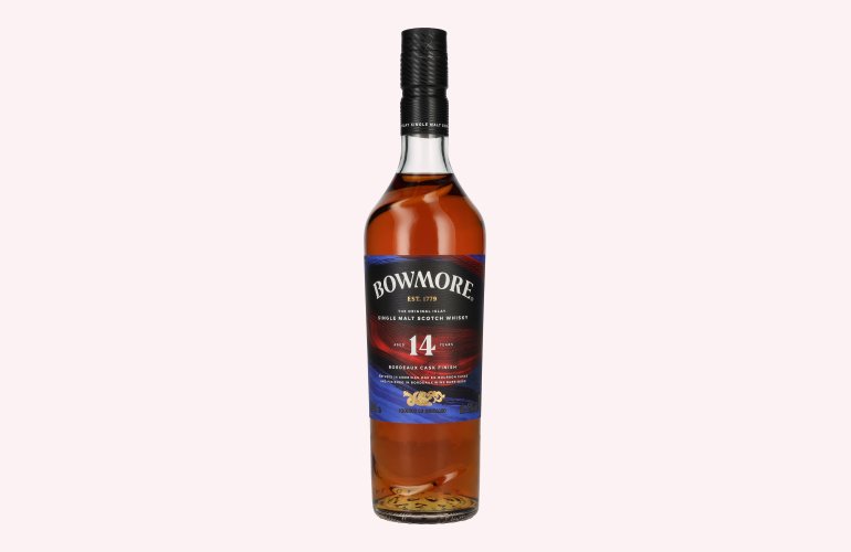 Bowmore 14 Years Old Bordeaux Cask Finish Islay Single Malt 43% Vol. 0,7l