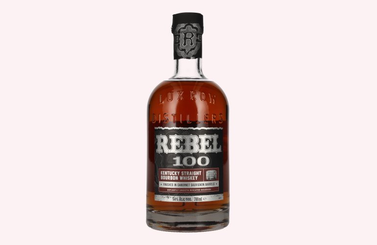 Rebel 100 Kentucky Straight Bourbon Cabernet Sauvignon Finish Whiskey 50% Vol. 0,7l