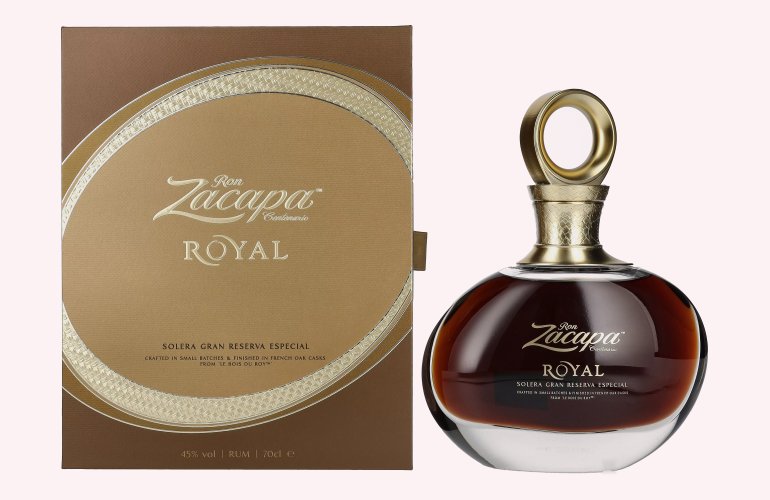 Ron Zacapa Centenario ROYAL Solera Gran Reserva Especial 45% Vol. 0,7l in Geschenkbox