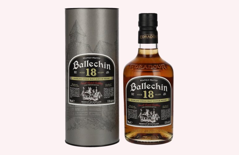 Edradour Ballechin 18 Years Old Cask Strength Batch #2 57,8% Vol. 0,7l in Geschenkbox