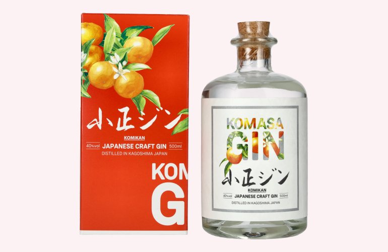 Komasa Gin SAKURAJIMA KOMIKAN 40% Vol. 0,5l in Giftbox
