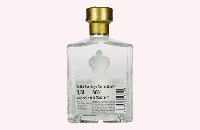 Tsarskaya Charka GOLD Vodka 40% Vol. 0,5l