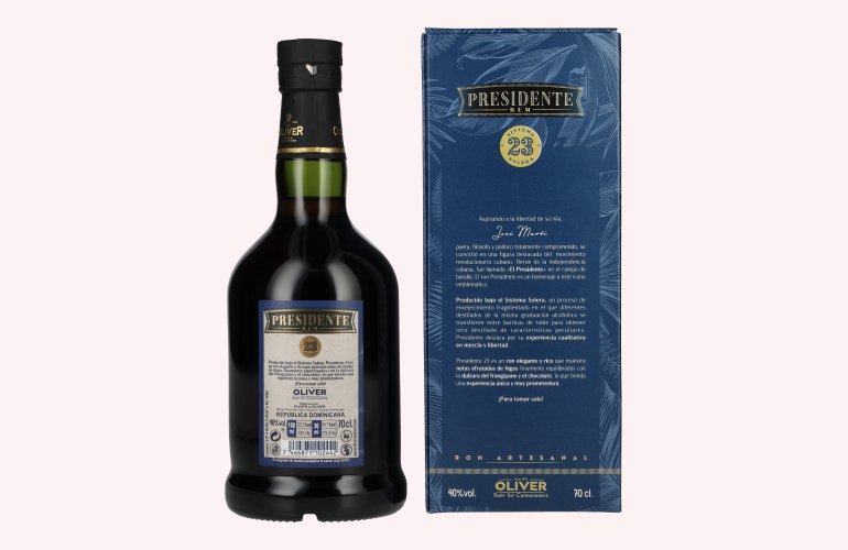 Presidente Marti 23 Sistema Solera 40% Vol. 0,7l in Giftbox