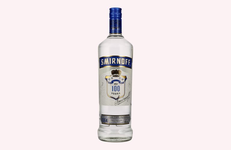 Smirnoff Triple Distilled 100 PROOF Vodka Blue Label 50% Vol. 1l